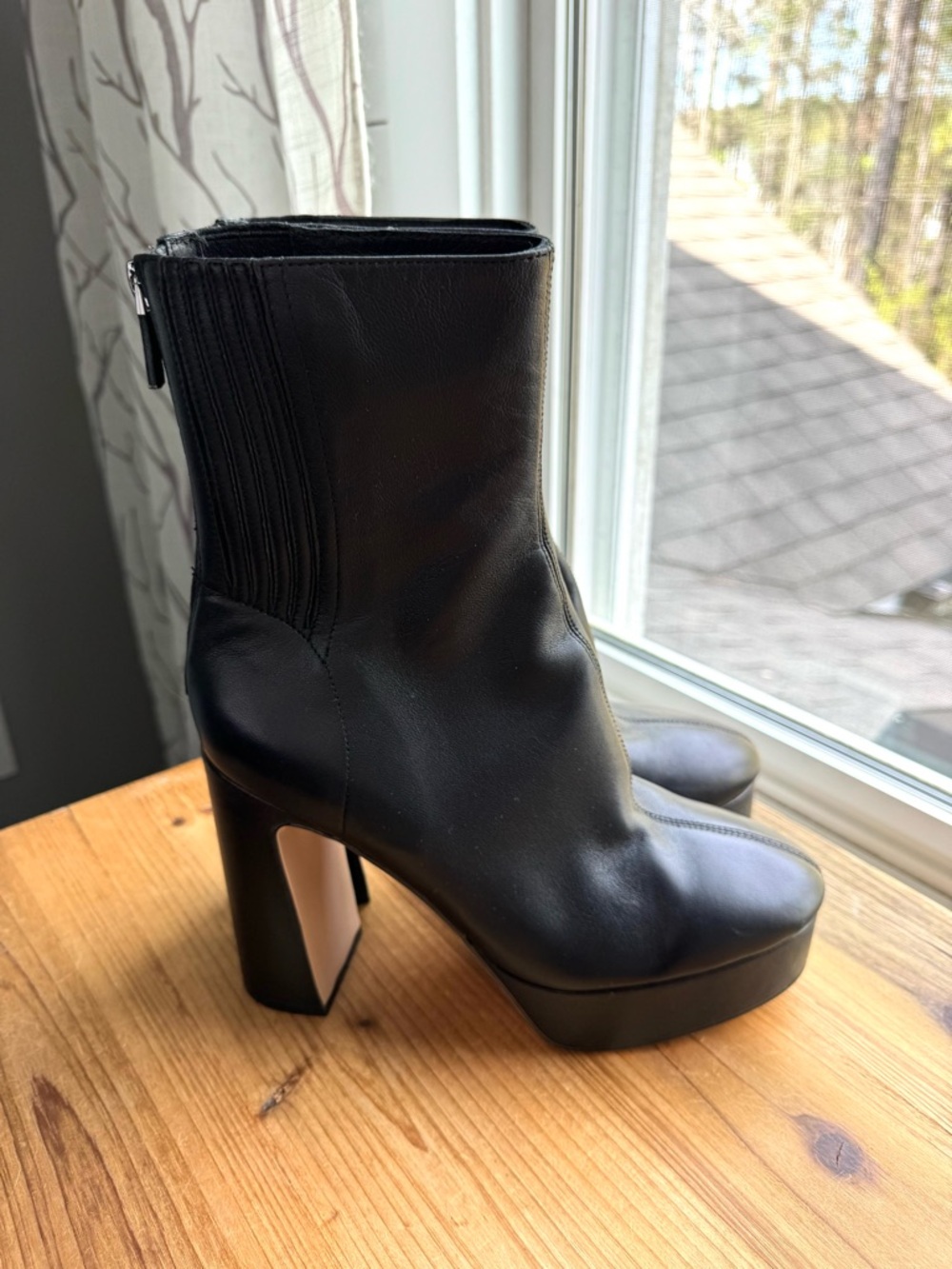 Lola Cruz Leste booties Size 39 Black platform - Picture 9 of 15